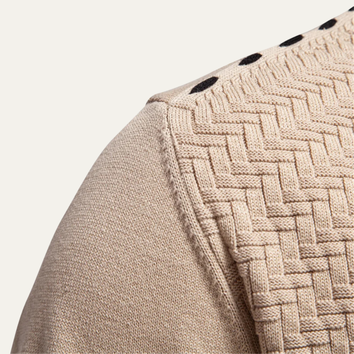 The Carmarthen - Cardigan Tricoté à Boutons pour Hommes