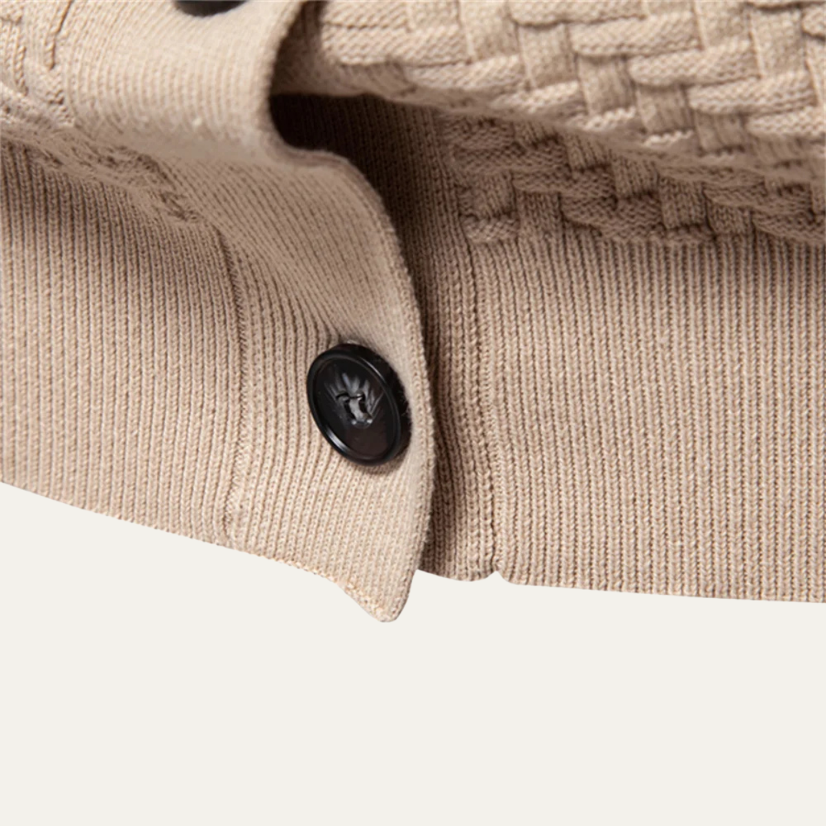 The Carmarthen - Cardigan Tricoté à Boutons pour Hommes
