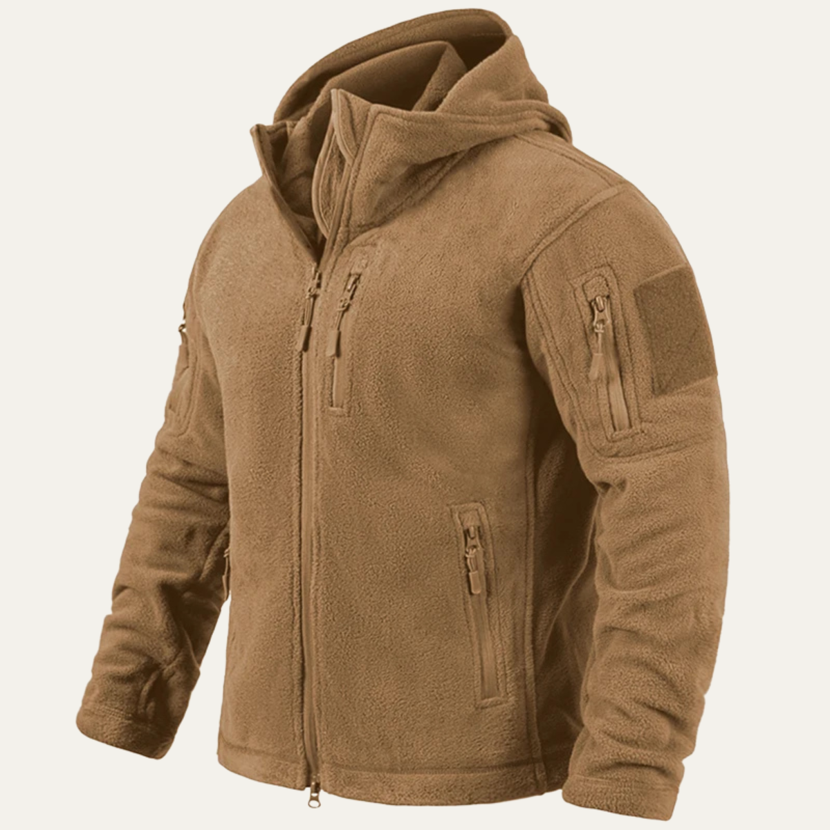 The Moray Veste tactique à capuche en polaire d’hiver pour homme