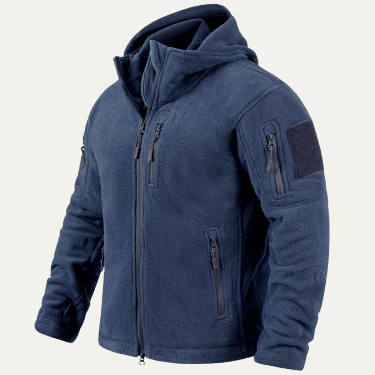 The Moray Veste tactique à capuche en polaire d’hiver pour homme