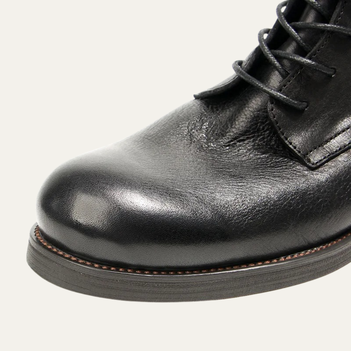 The St Davids Bottes Décontractées Rétro à Lacets en Cuir pour Homme