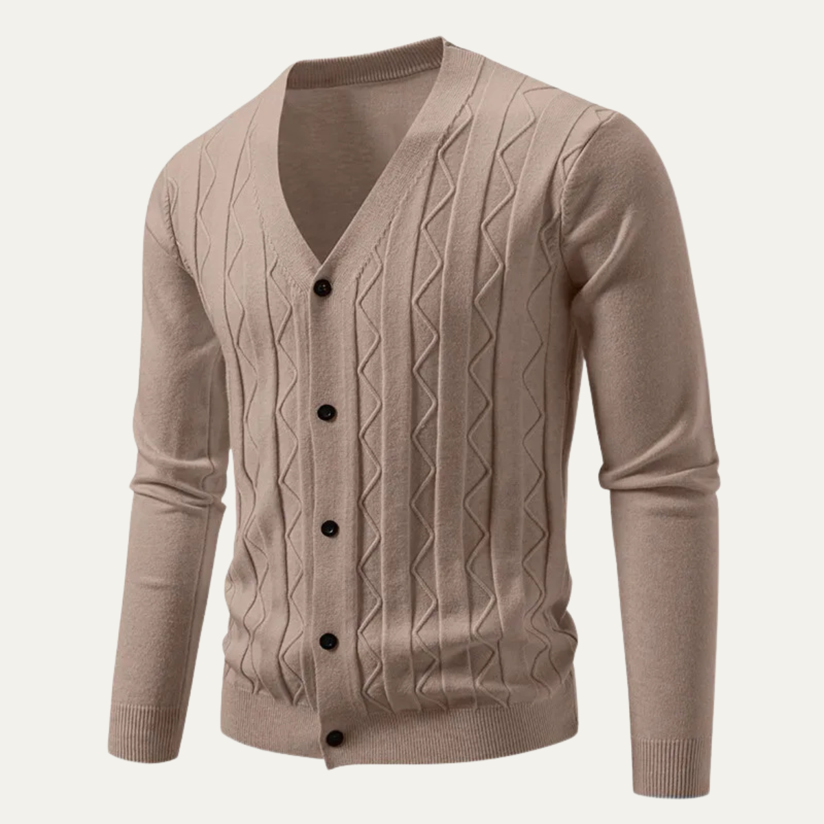 The Paisley Cardigan Tricot Léger à Col V pour Homme