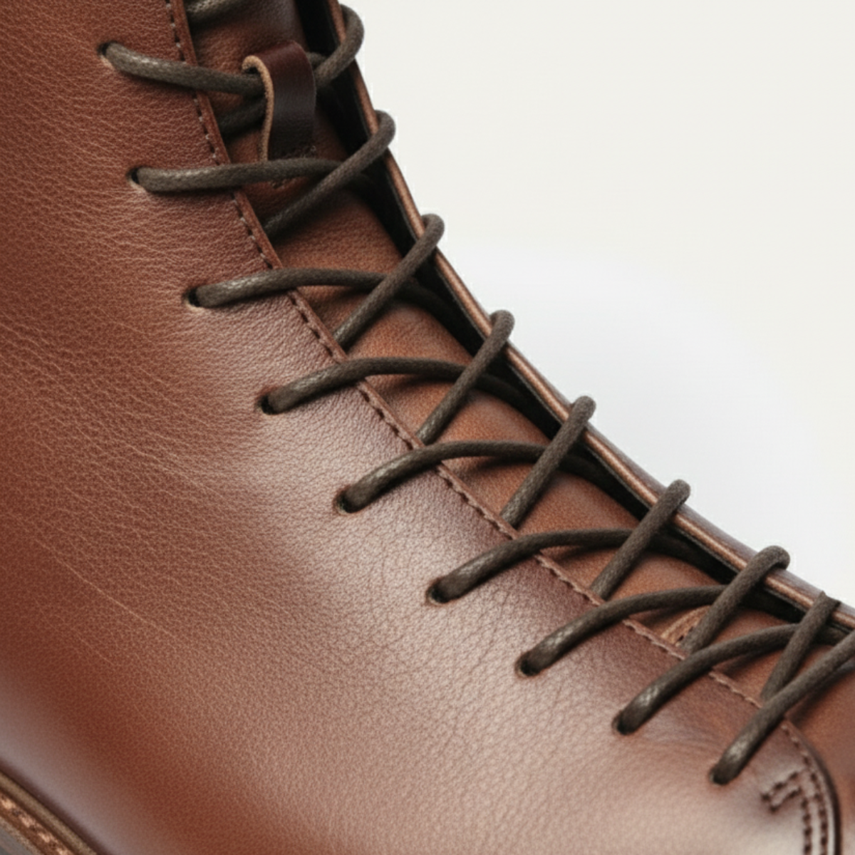 The Cranleigh Bottes en Cuir à Lacets pour Homme au Style Rustique et d’Extérieur