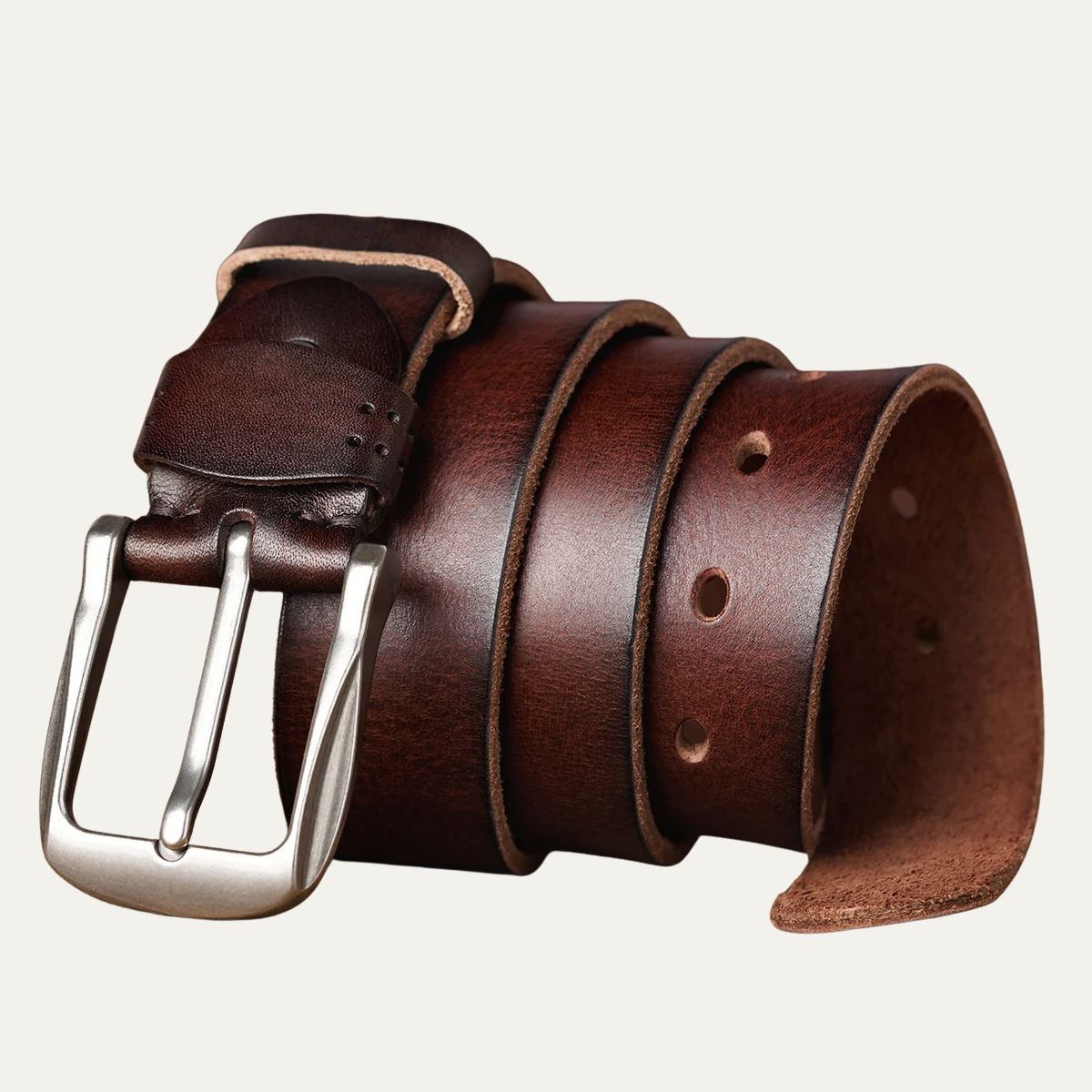 The Farnham Belt – Cuir de Vache Classique, Fini à la Main