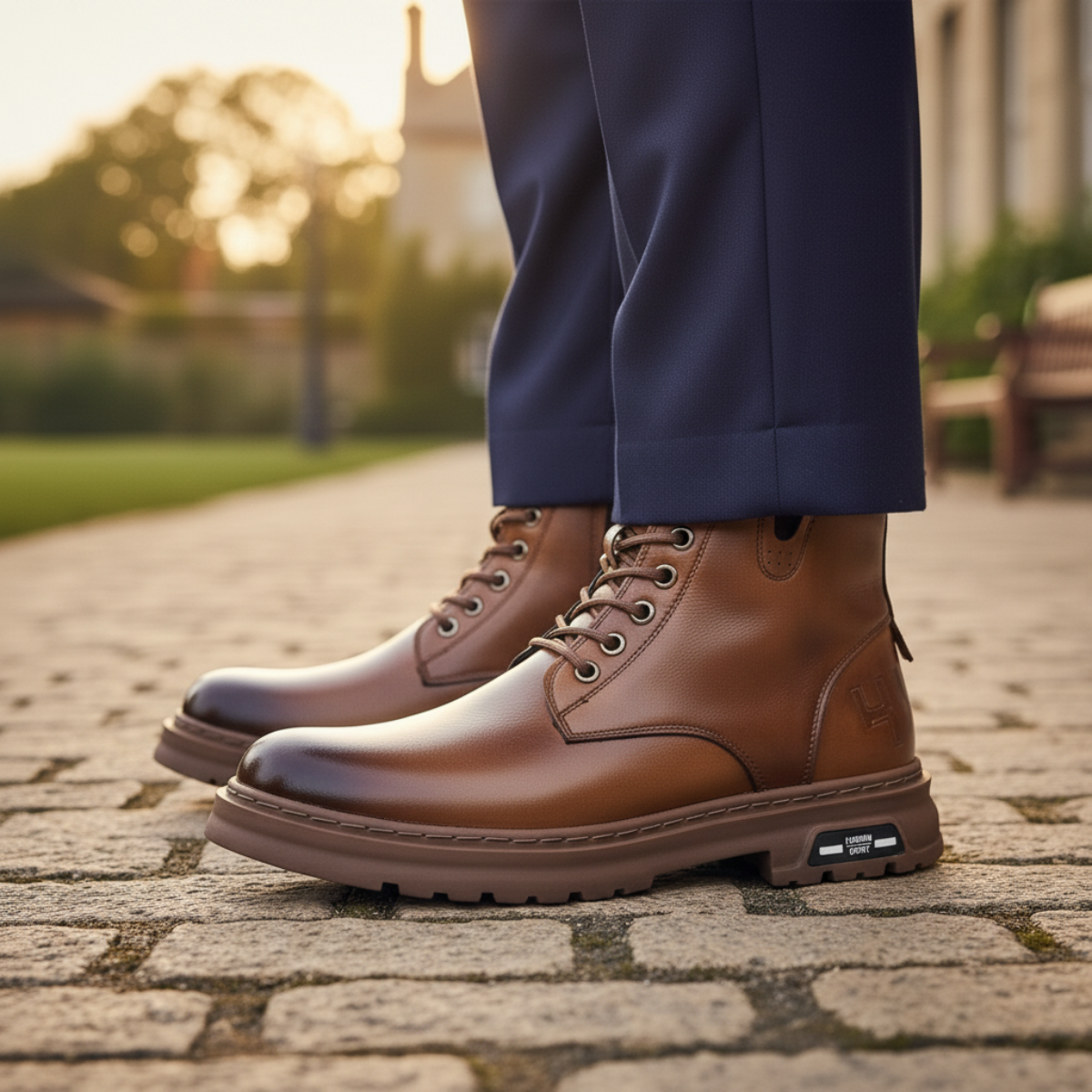 The Lipari Bottines en cuir durables et antidérapantes pour hommes