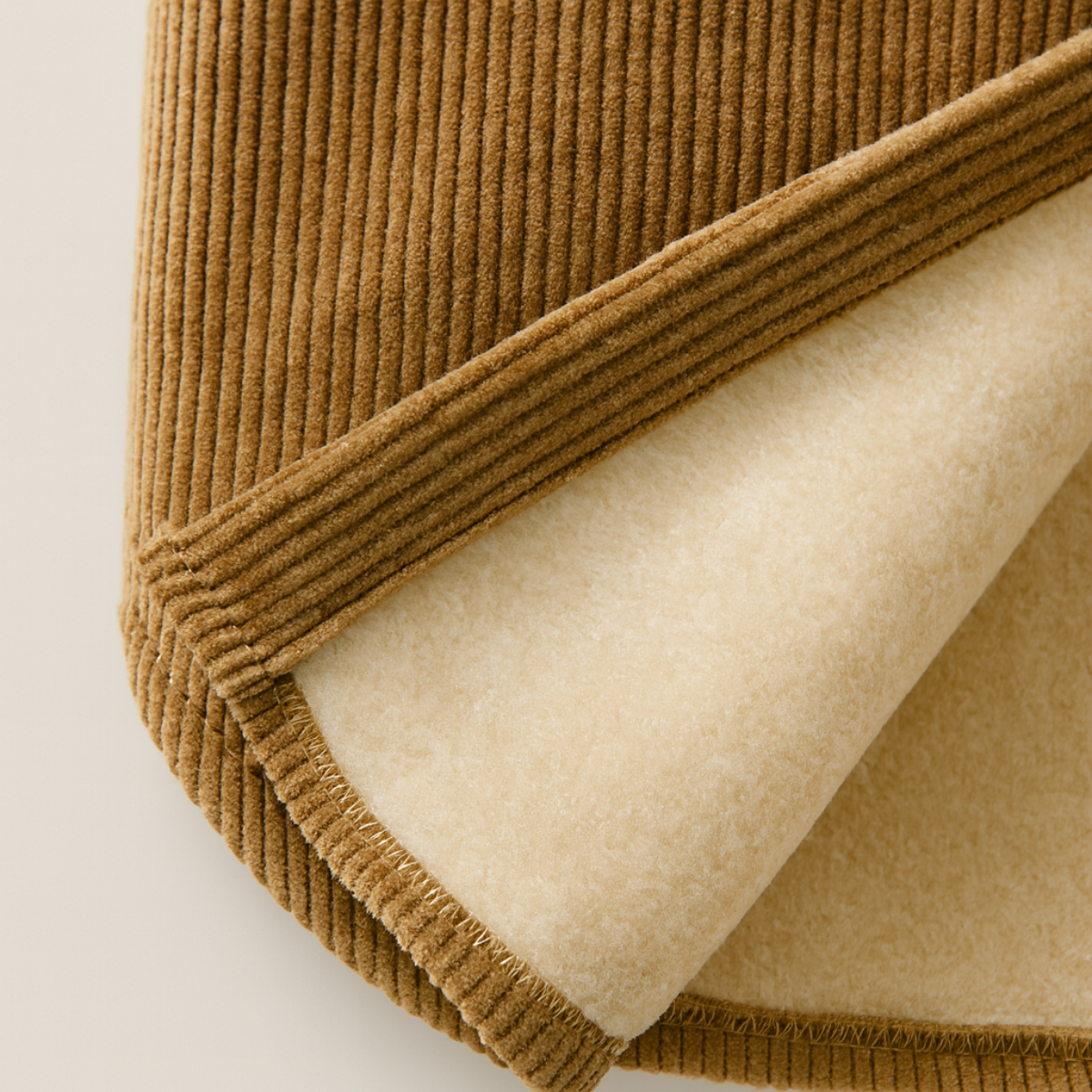 The Varenna Veste décontractée pour homme en velours côtelé avec doublure en polaire