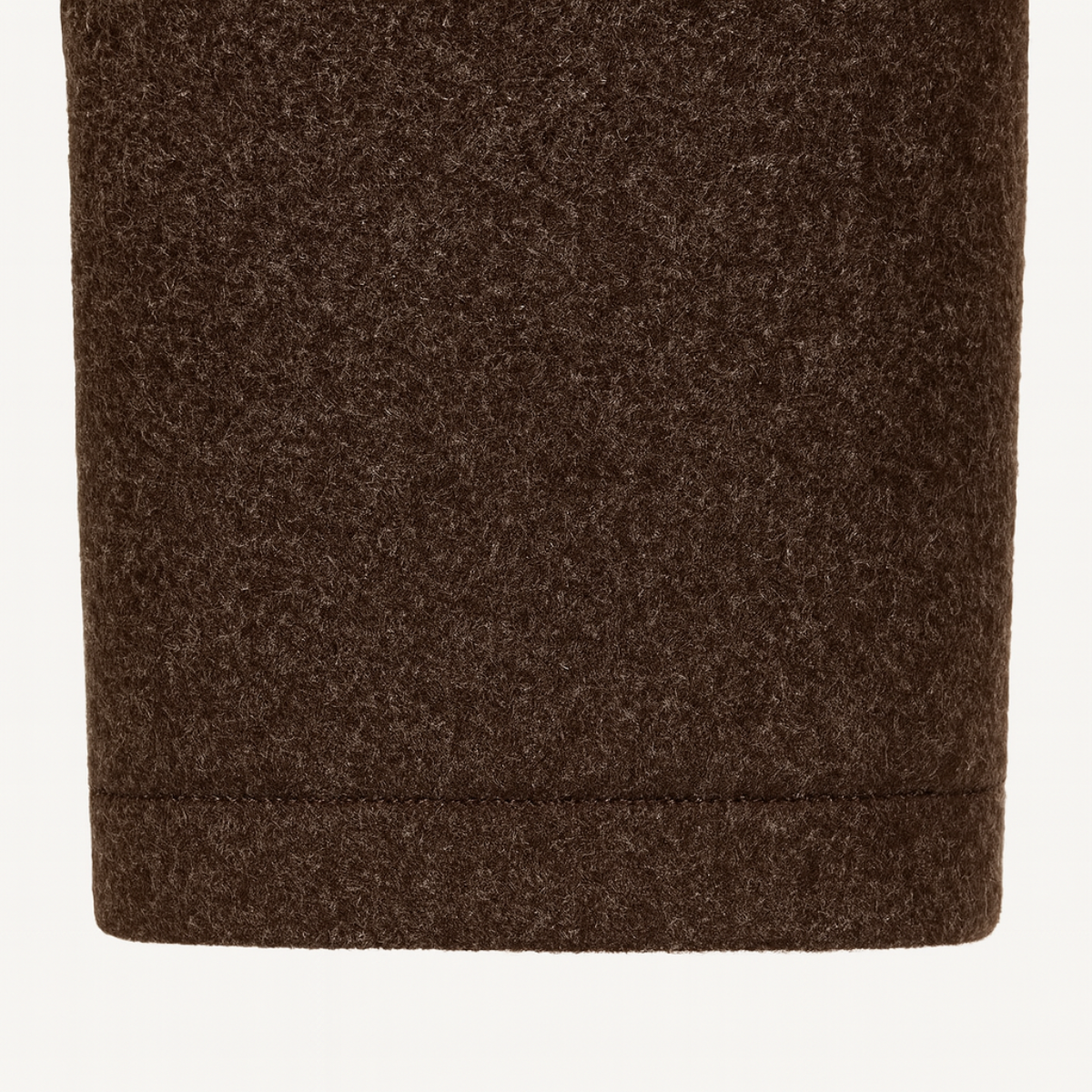 The Aldeburgh Manteau boutonné en laine mélangée pour homme avec doublure chaude