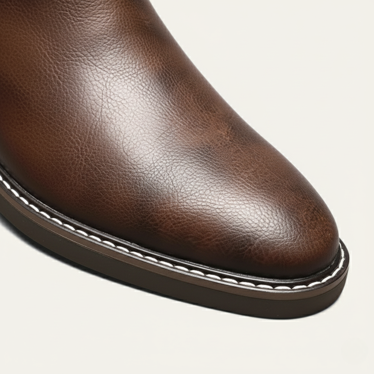 The Wrexham Bottines Chelsea Décontractées à Enfiler en Cuir pour Homme