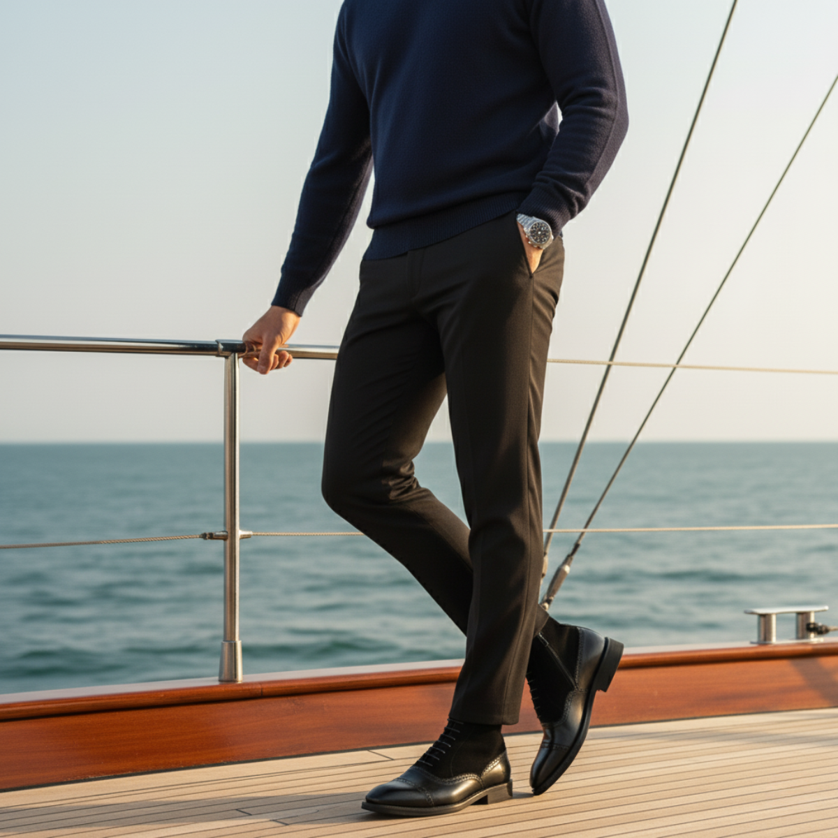 The Thistlewood Bottines Chelsea Élégantes en Cuir pour Homme