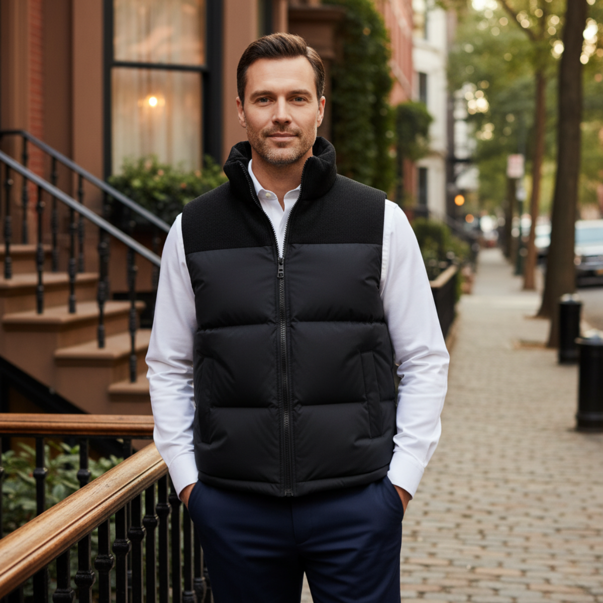 The Port Isaac Gilet Puffer Matelassé Chic pour Homme