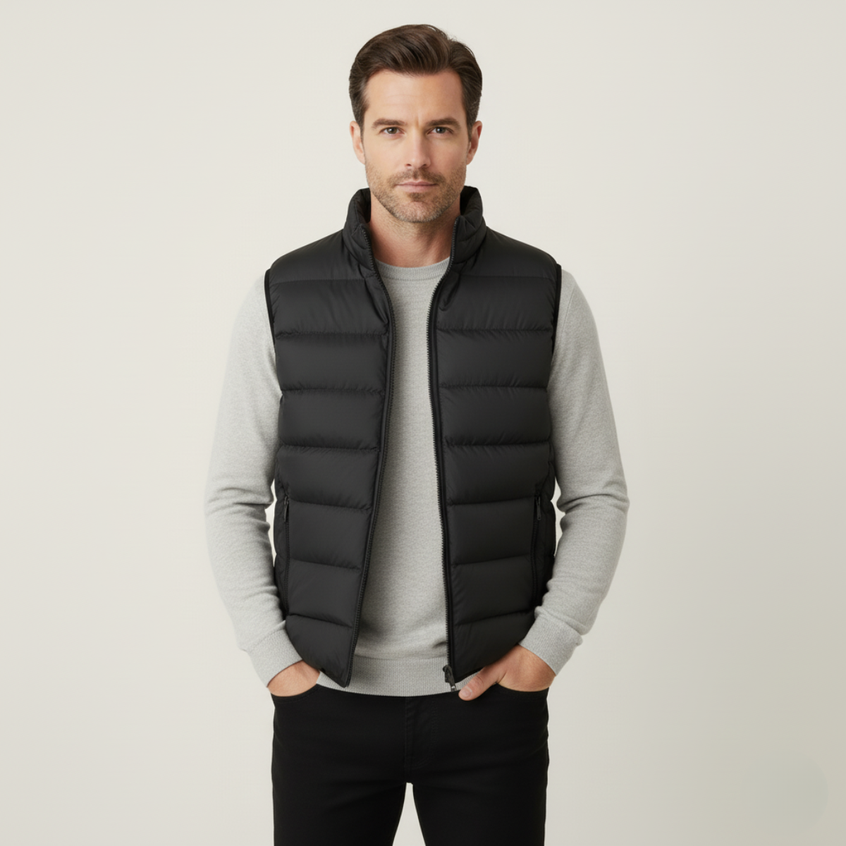 The Chiron Luxury – Gilet Doudoune Homme Léger Sans Manches Imperméable