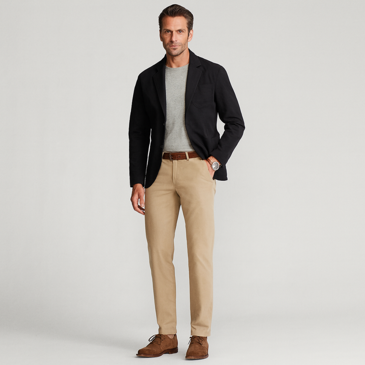 The Reykjavik Blazer en coton pour homme, style coupe-vent avec poches