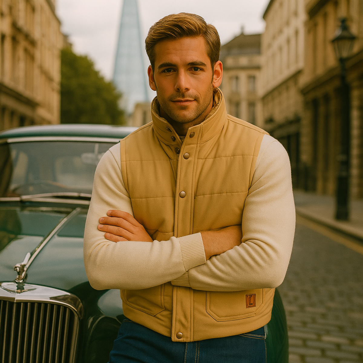 The Aspen – Gilet Doudoune Homme Sans Manches Doublé Sherpa Imperméable