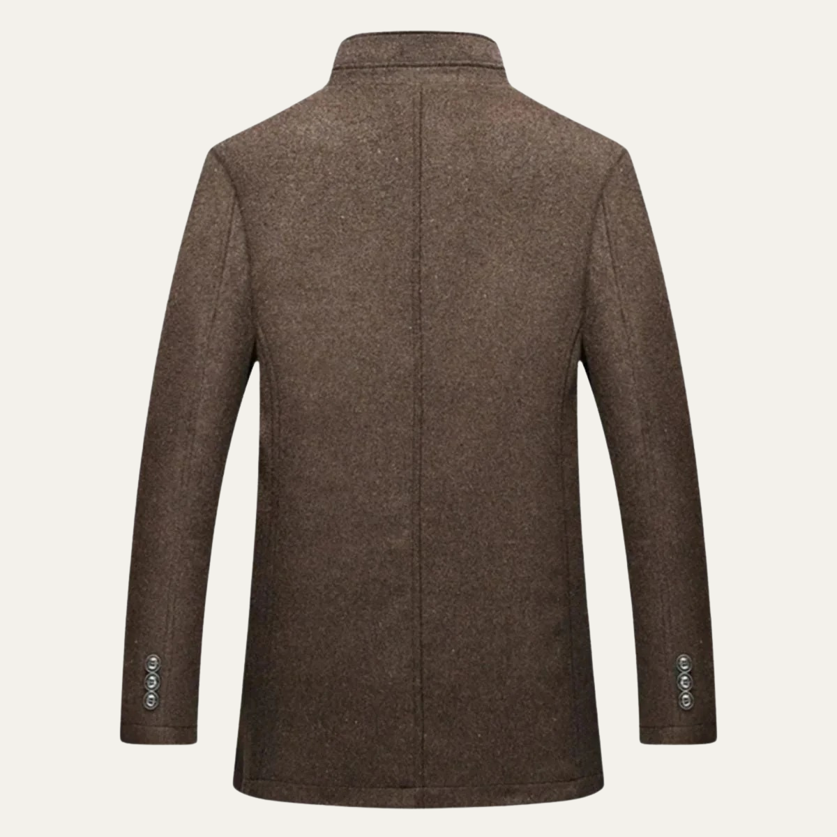 The Broadway Trench-coat classique en laine mélangée pour homme