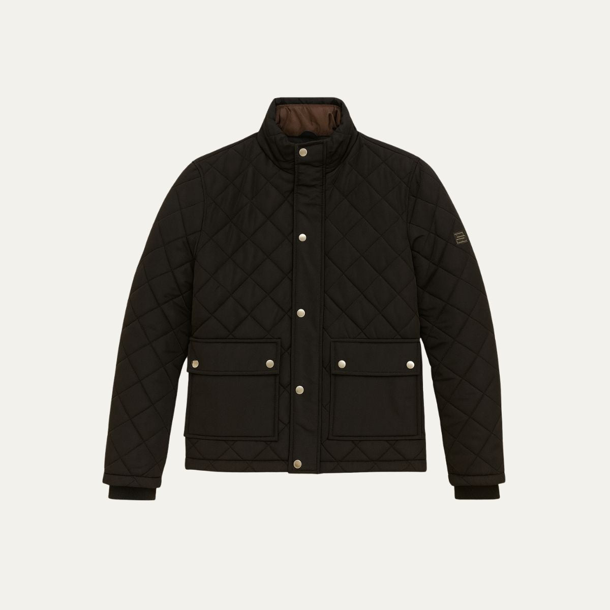 The Chester Veste matelassée noire – Manteau de campagne héritage pour homme