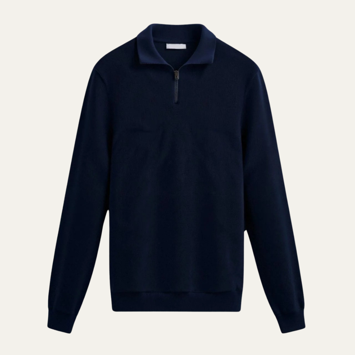 The Berkhamsted – Pull en maille fine premium pour homme à col demi zip