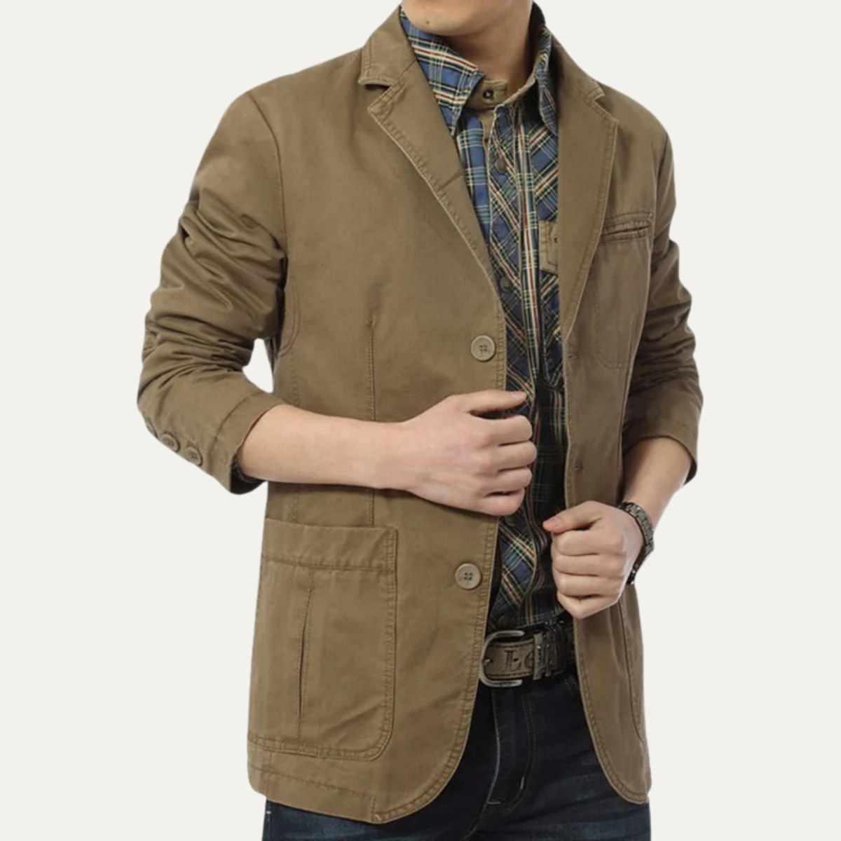 The Ventnor Veste légère décontractée à simple boutonnage pour homme