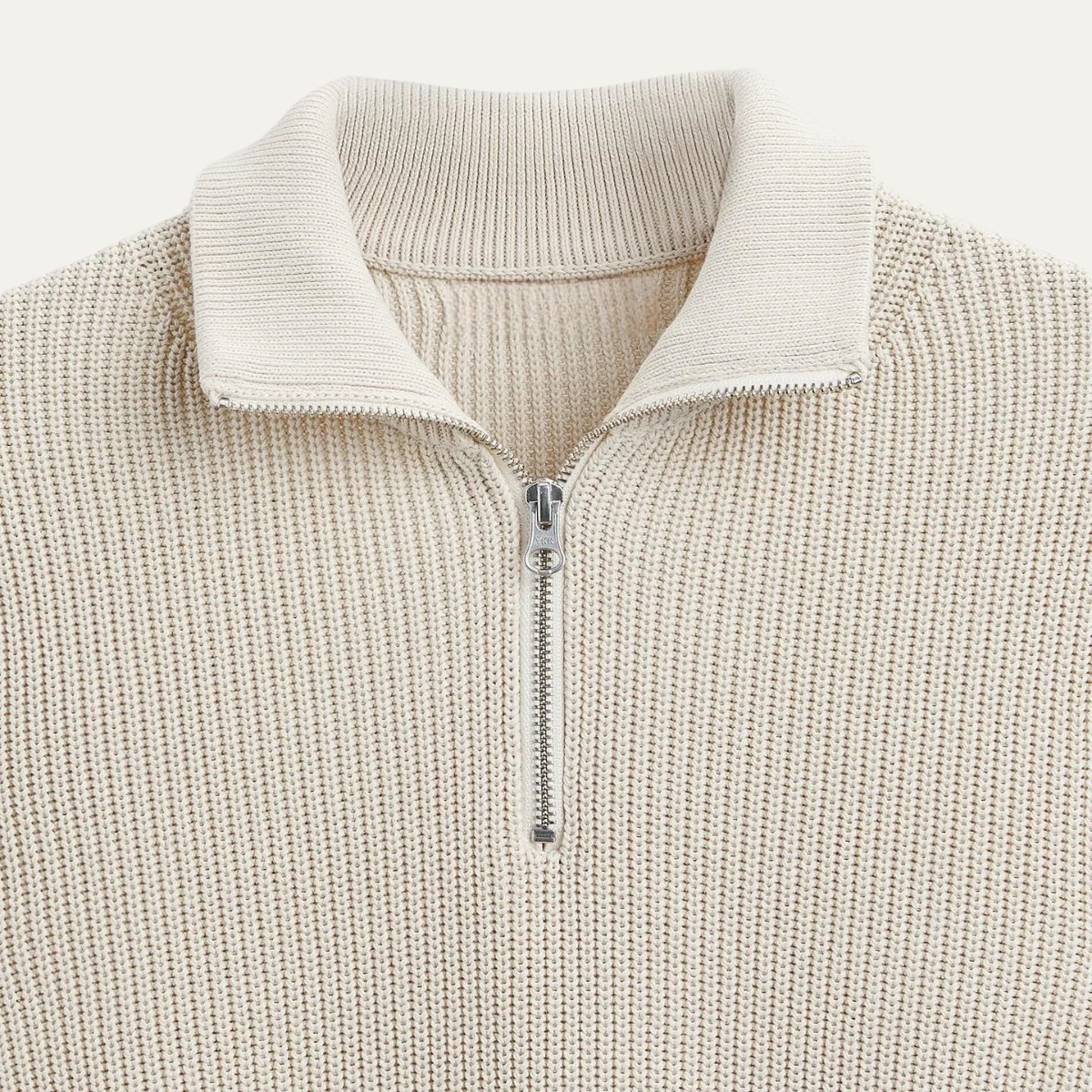 The Berkhamsted – Pull en maille fine premium pour homme à col demi zip