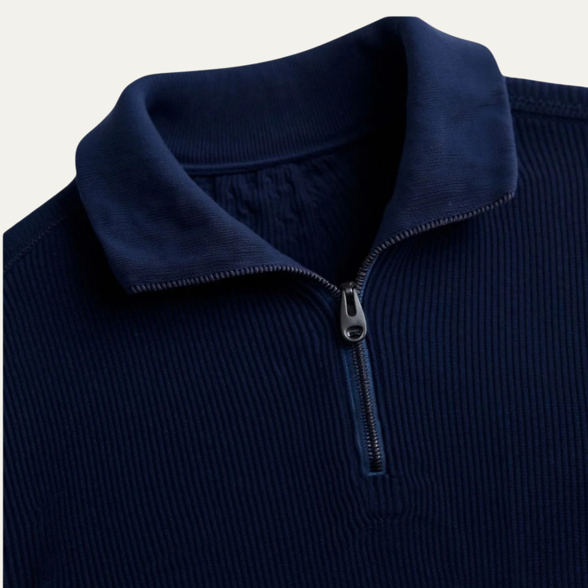The Berkhamsted – Pull en maille fine premium pour homme à col demi zip