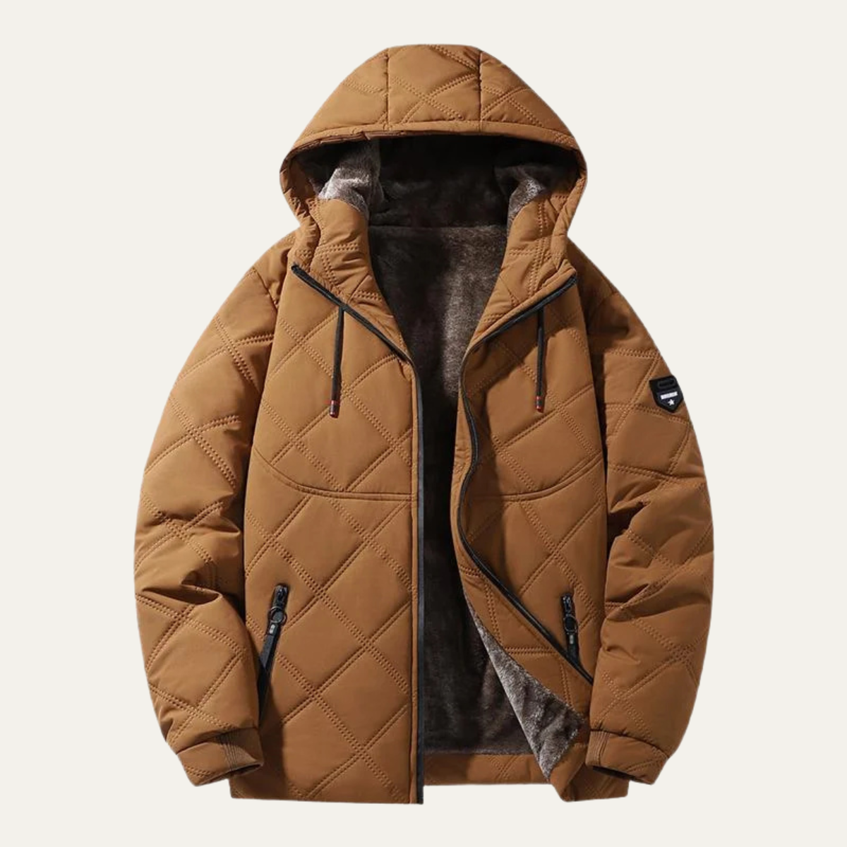 The Coatbridge Veste d’Hiver Matelassée pour Homme avec Doublure en Polaire