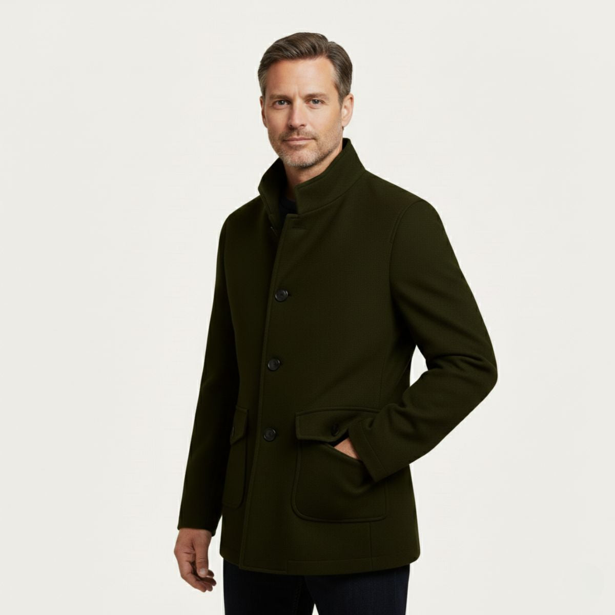 The Rome Manteau en laine – Manteau élégant pour homme