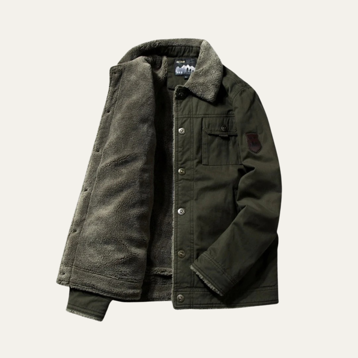 The Montrose Veste Sherpa en polaire chaude pour homme