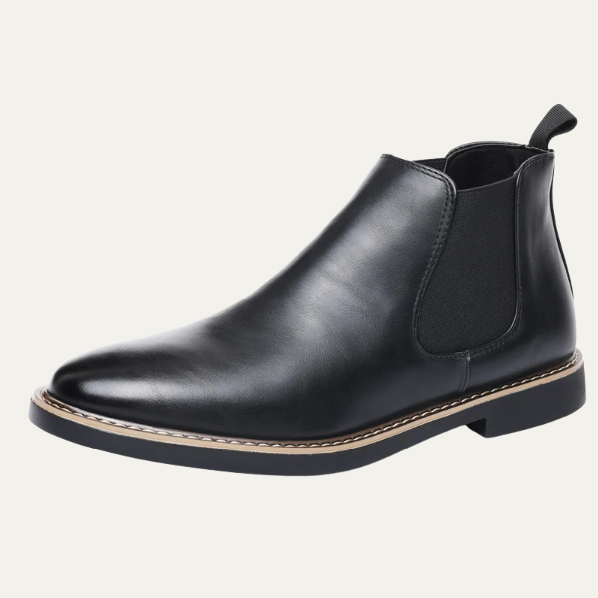 The Bergamo Bottines Chelsea Vintage à Enfiler en Cuir pour Homme