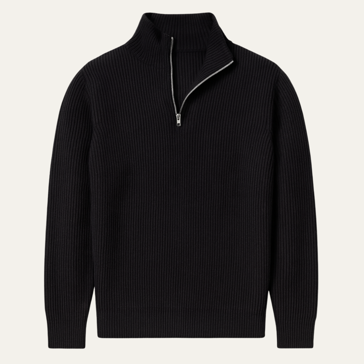 The Edinburgh – Pull pour homme à col zippé style casual chic