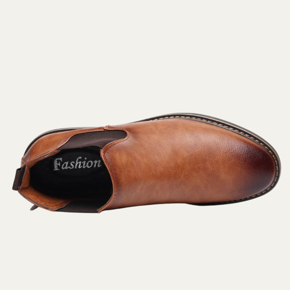 The Bergamo Bottines Chelsea Vintage à Enfiler en Cuir pour Homme