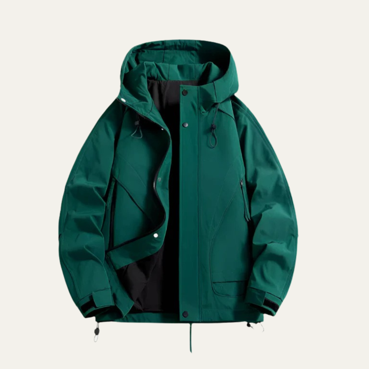 The New York Veste coupe-vent imperméable pour homme - Veste légère à capuche