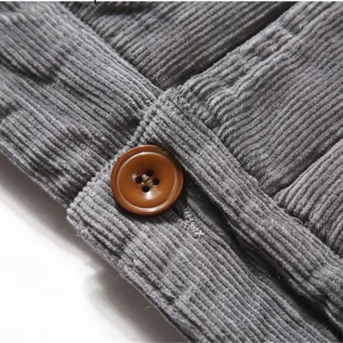 The Eversley Veste d'hiver chaude en velours côtelé pour homme