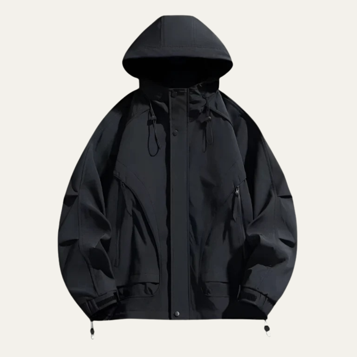 The New York Veste coupe-vent imperméable pour homme - Veste légère à capuche
