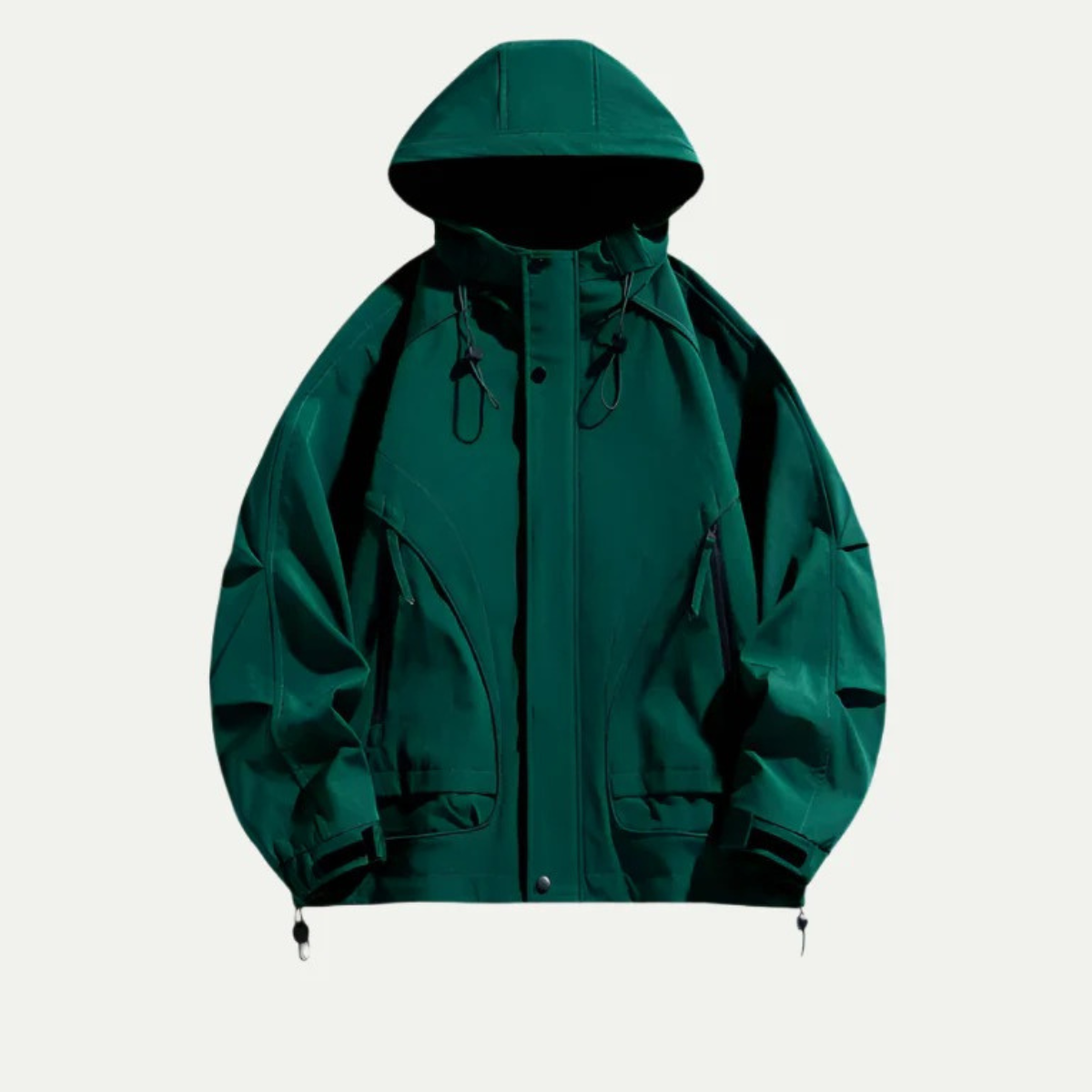 The New York Veste coupe-vent imperméable pour homme - Veste légère à capuche