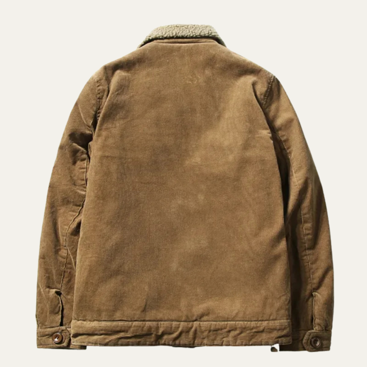 The Eversley Veste d'hiver chaude en velours côtelé pour homme