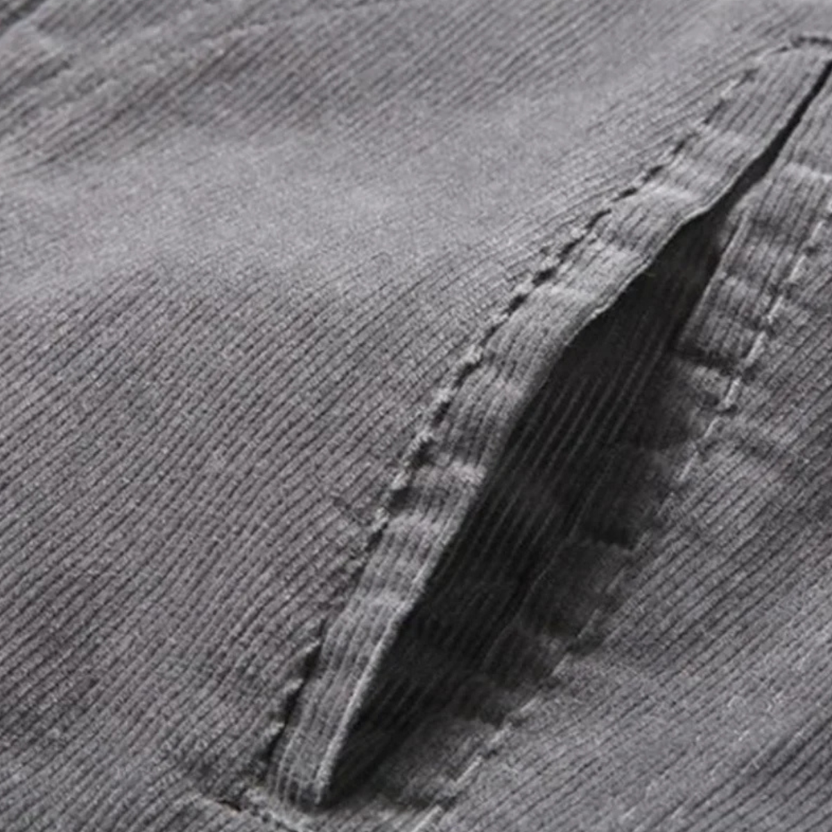 The Eversley Veste d'hiver chaude en velours côtelé pour homme