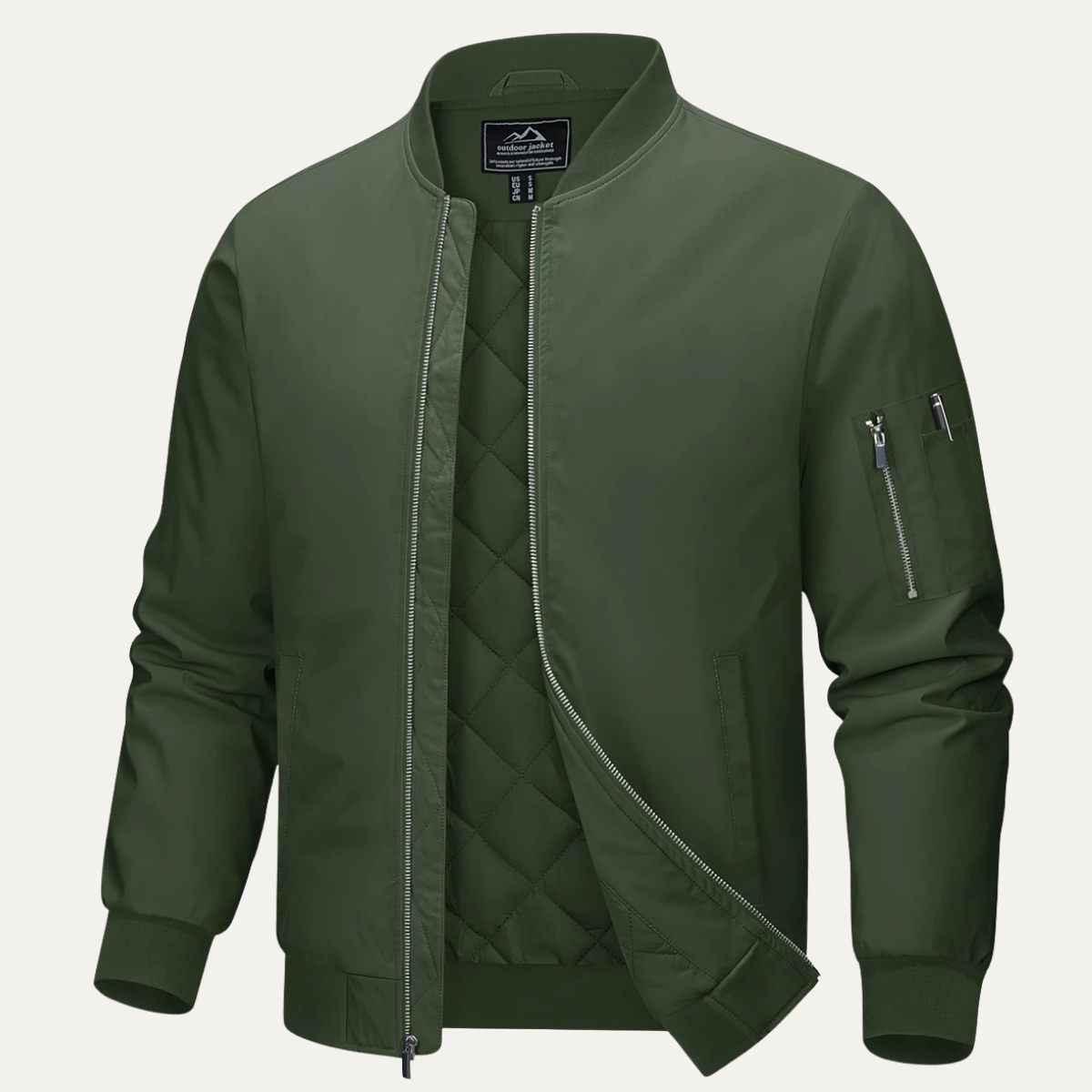 The Aldridge Blouson aviateur léger à fermeture éclair pour homme