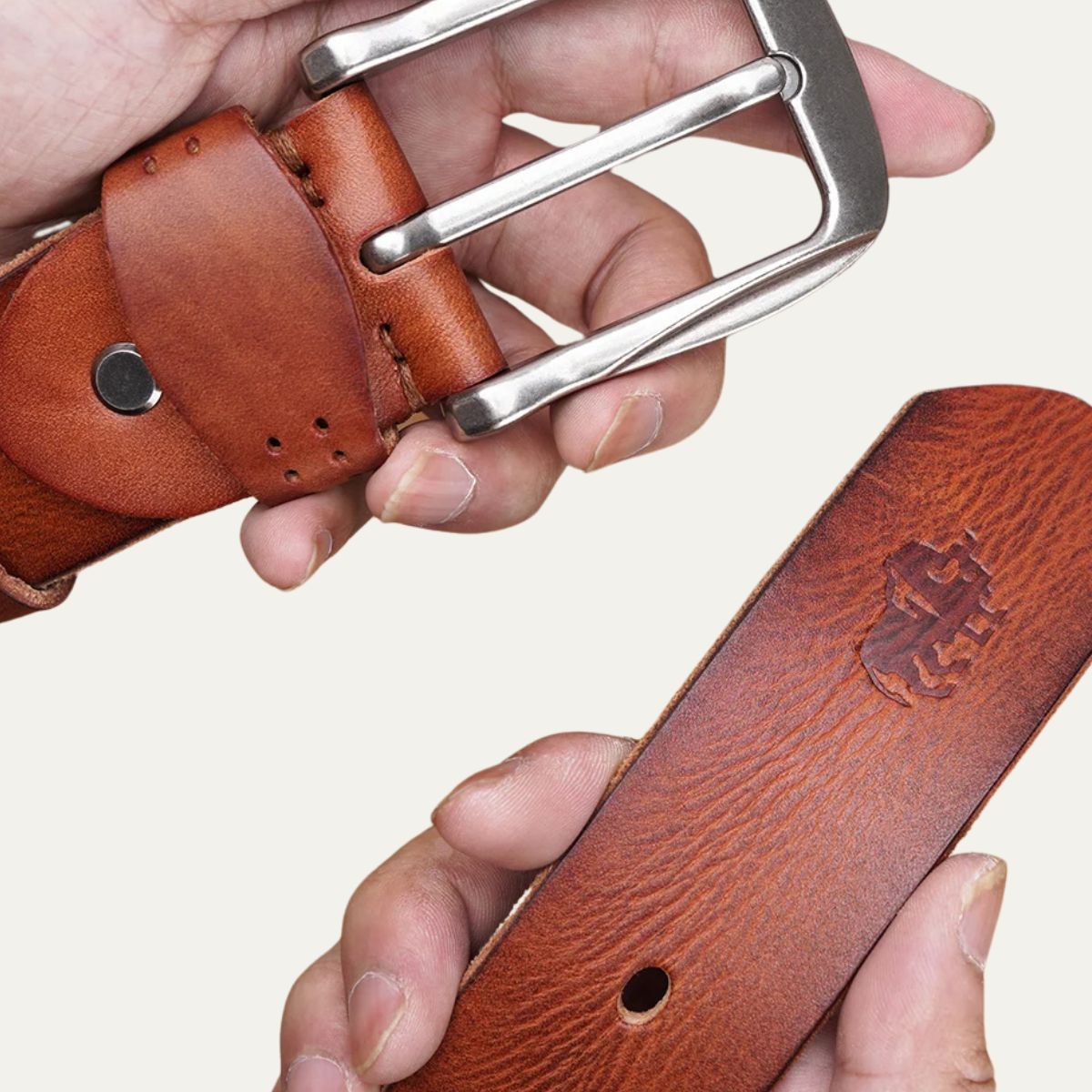 The Redford Belt – Cuir de Vache Vintage