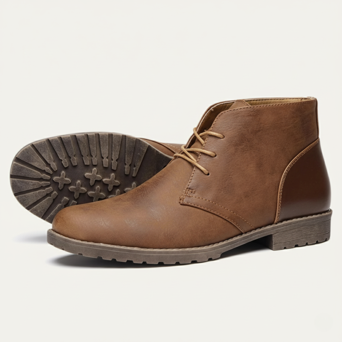 The Salisbury Bottines en cuir pour hommes, style rétro classique