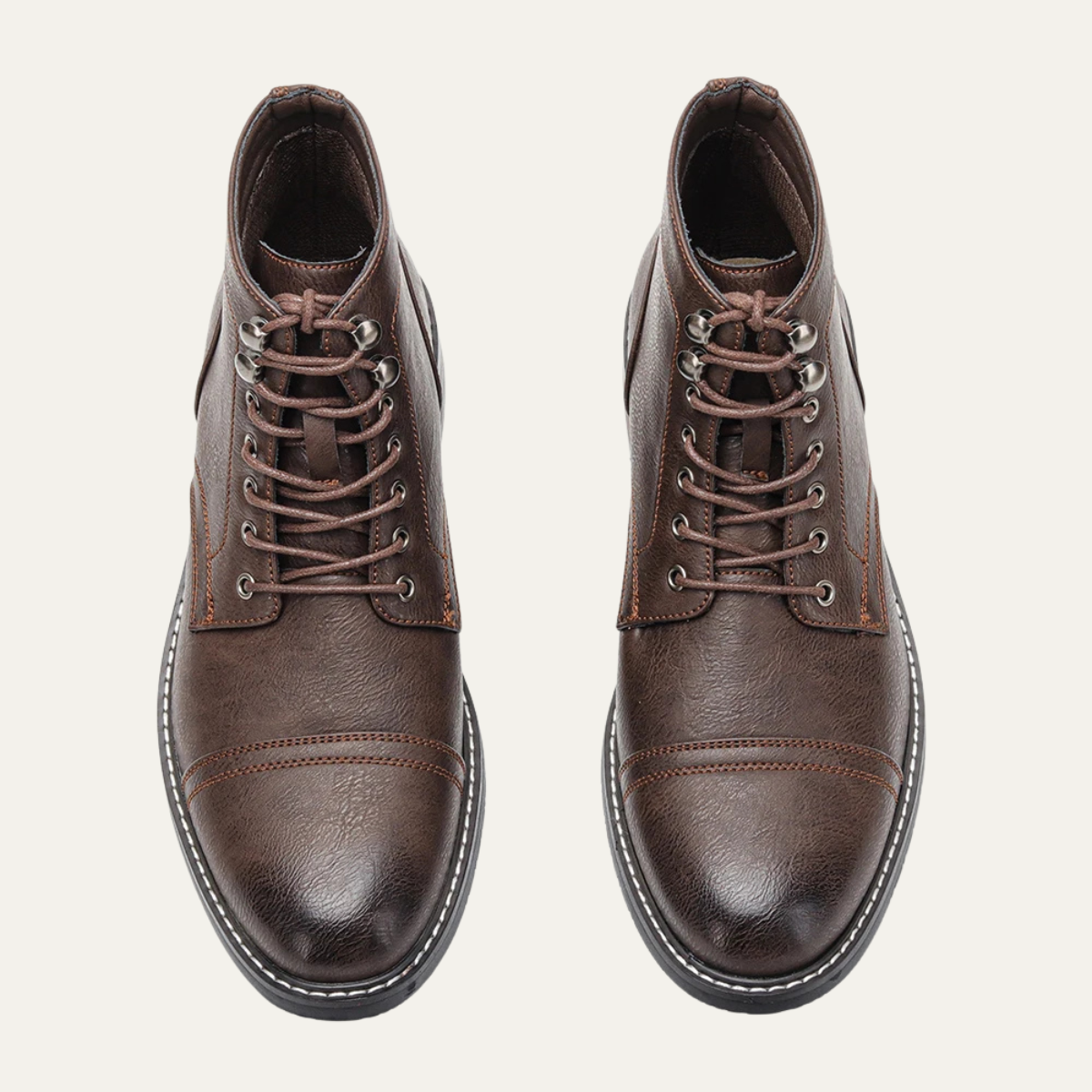 The Porto Cervo Bottines à Lacets en Cuir Durables pour Homme
