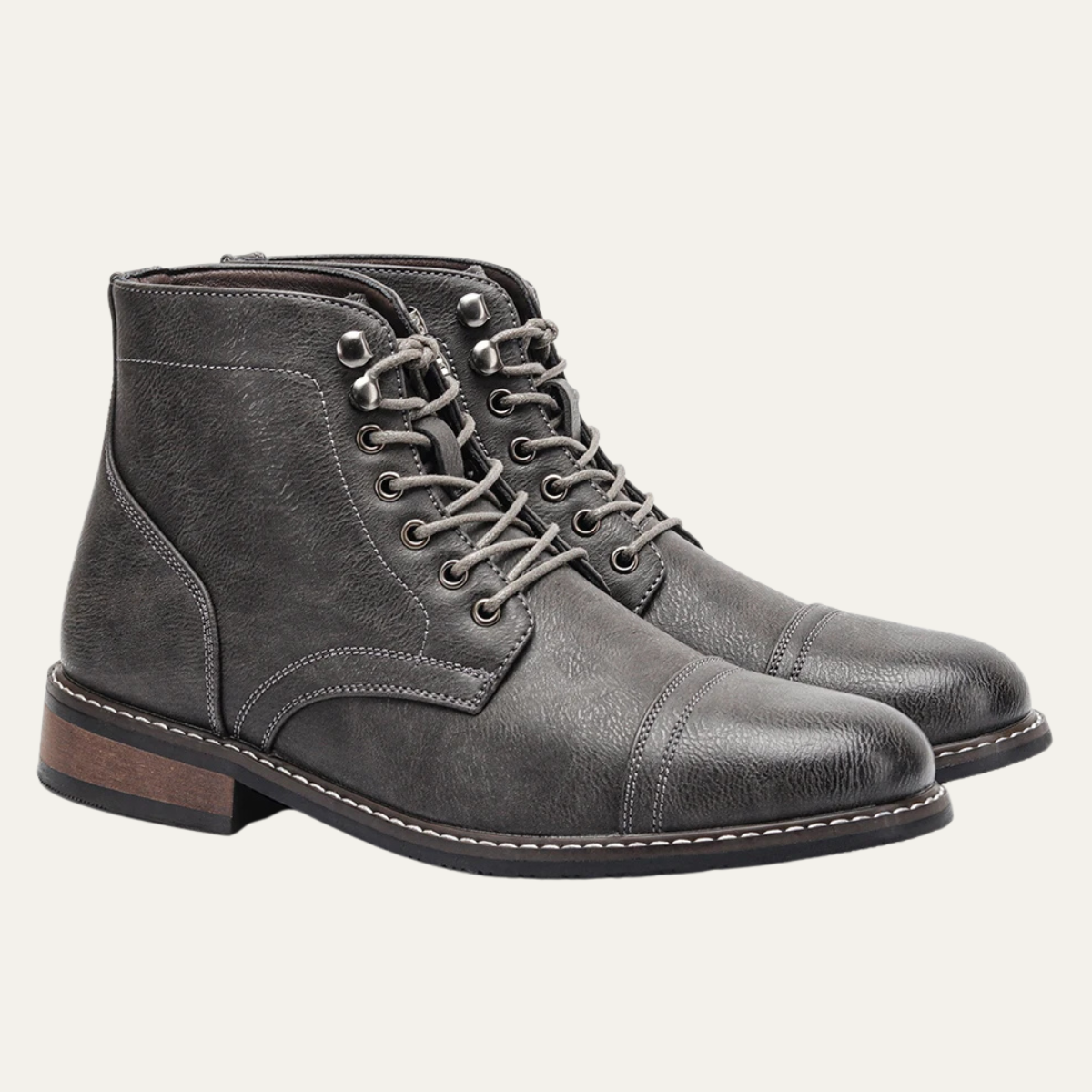 The Porto Cervo Bottines à Lacets en Cuir Durables pour Homme