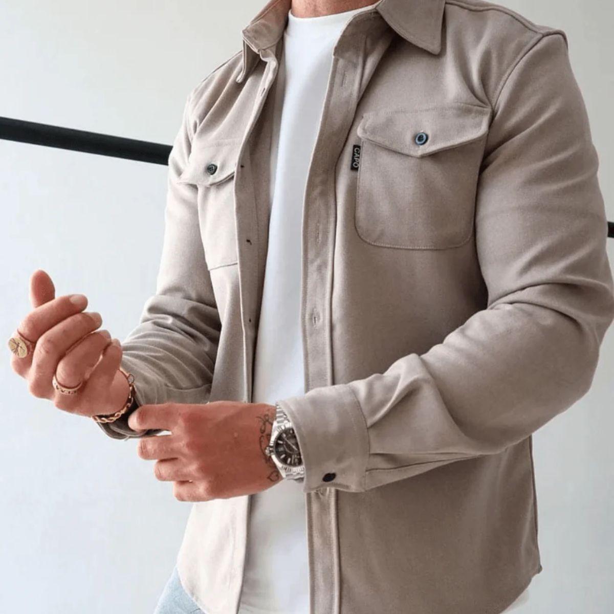 The Portland Surchemise – Veste chemise décontractée pour homme