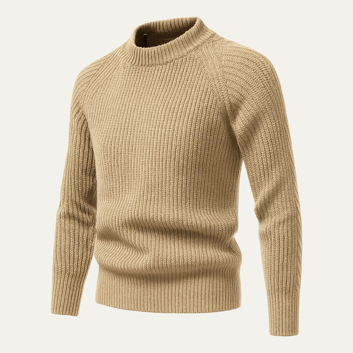 The Ely Pull à col rond 100 % cachemire pour homme