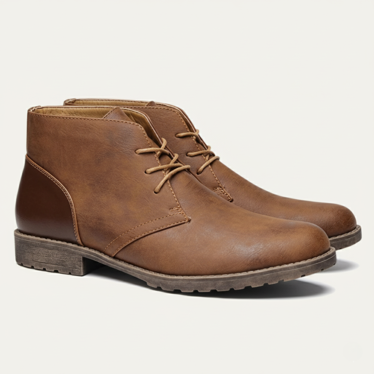The Salisbury Bottines en cuir pour hommes, style rétro classique