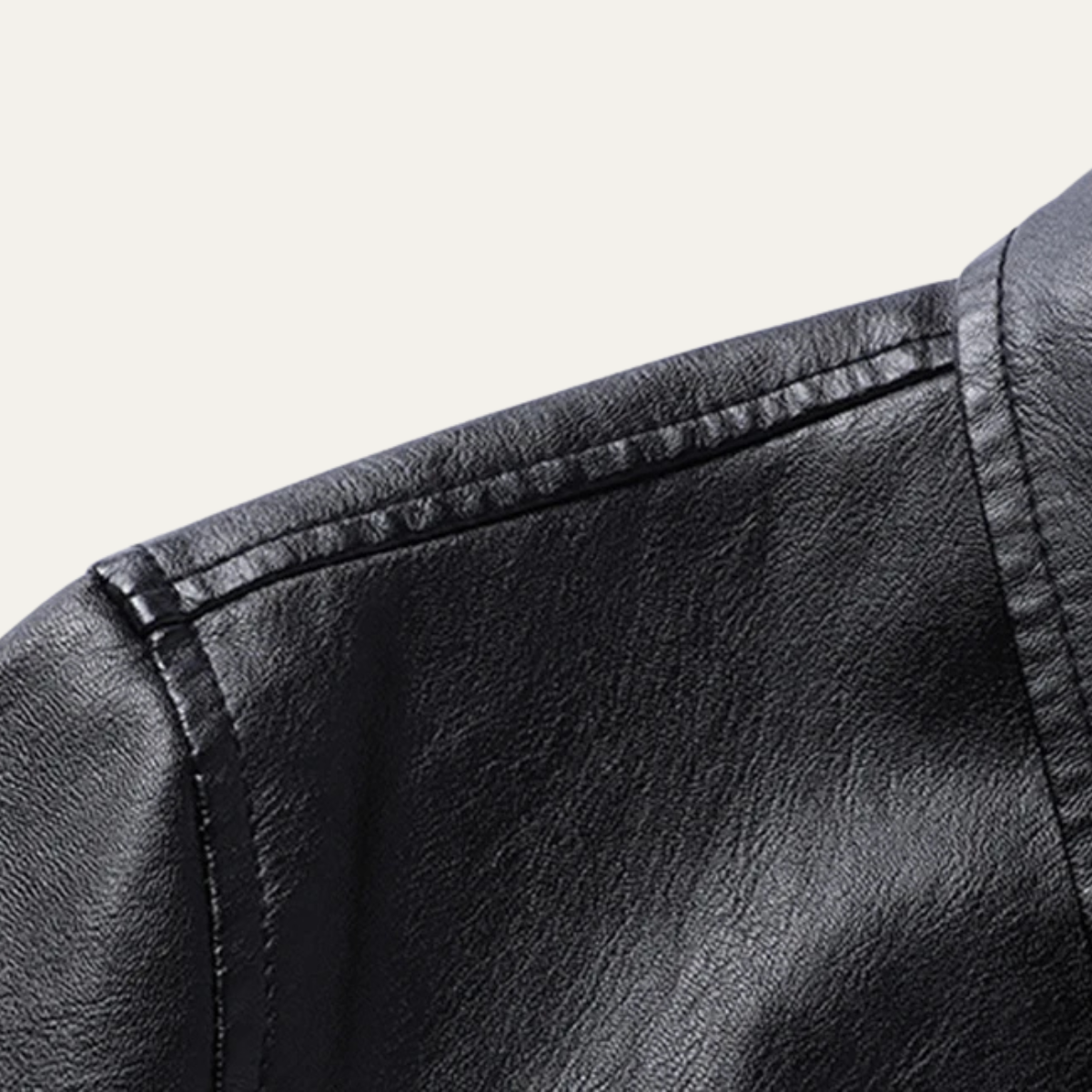 The Portofino Veste d’Hiver en Cuir pour Homme à Boutons