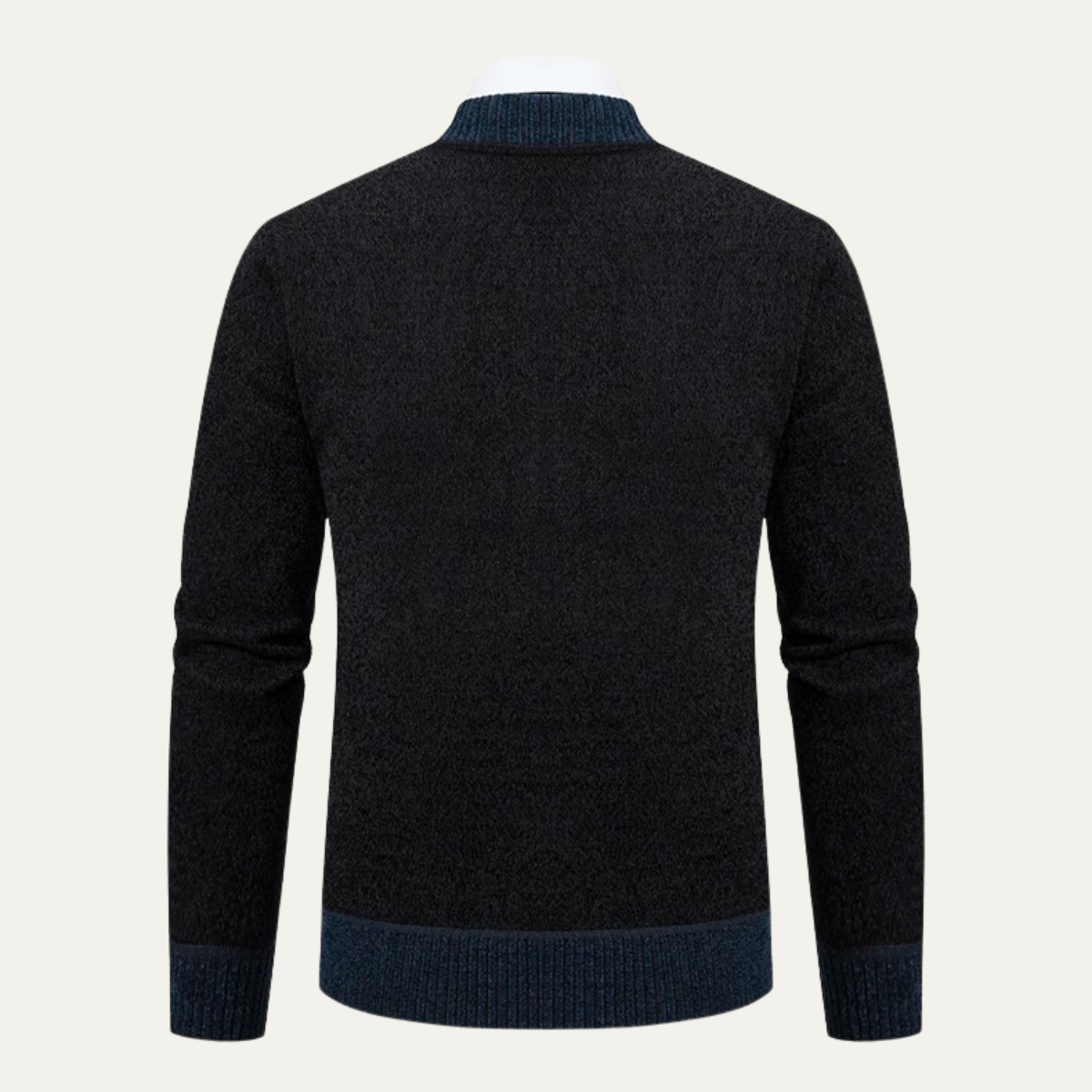 The Clapham – Cardigan Zippé en Maille pour Homme