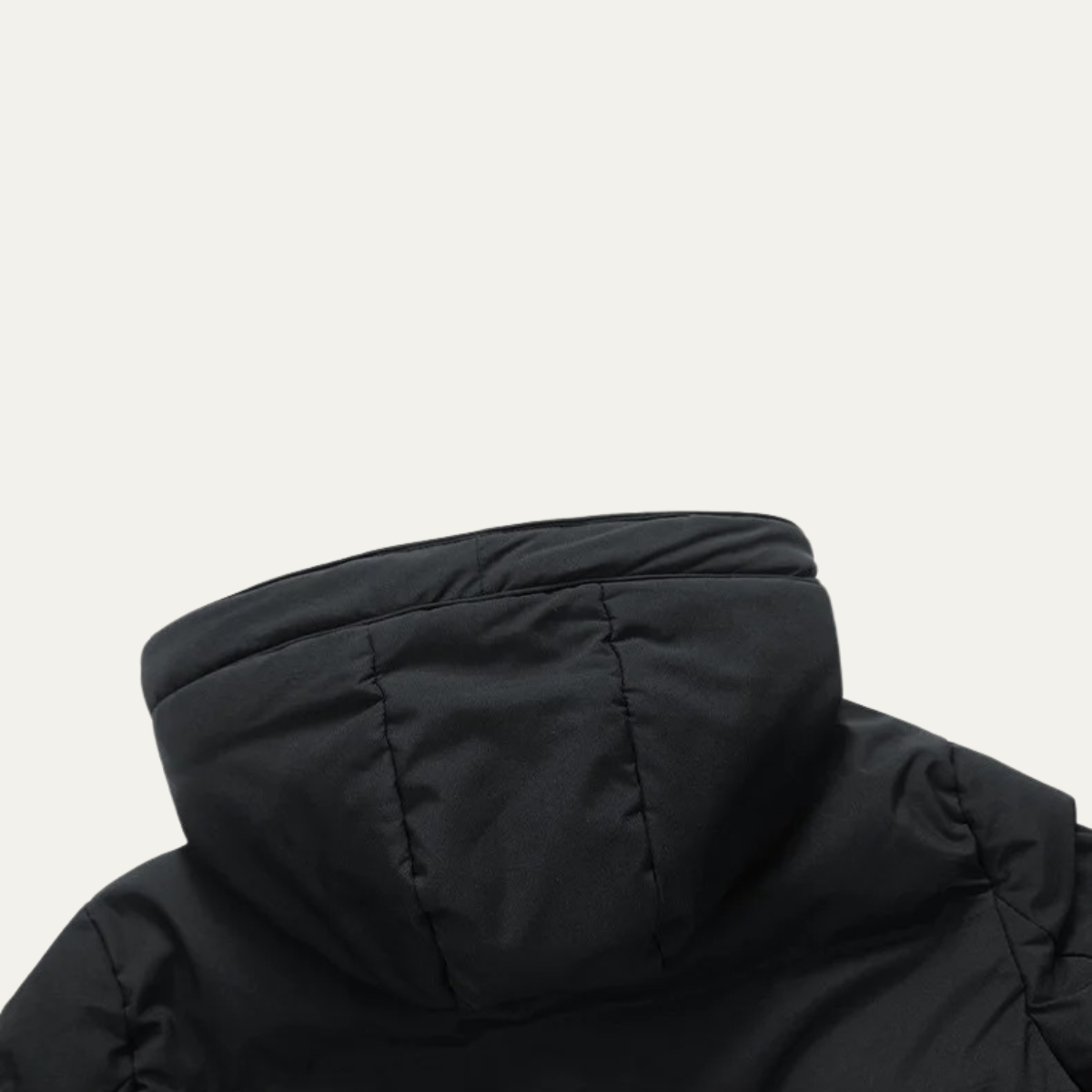 The Fulham Veste matelassée longue d’hiver à capuche pour homme