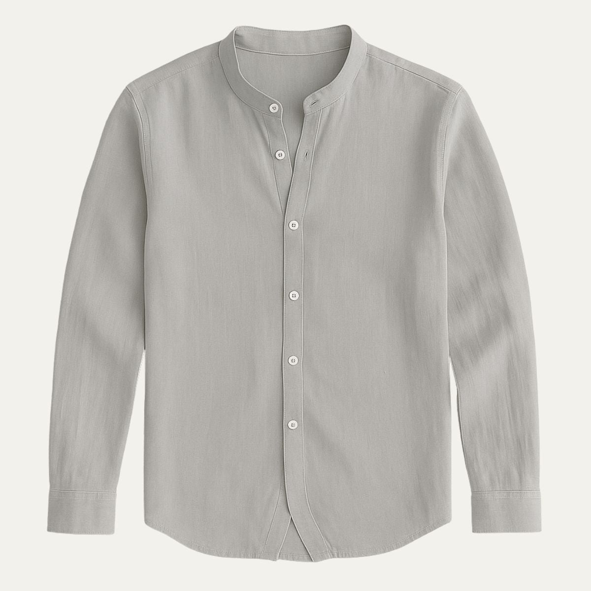 The London Chemise décontractée en lin pour homme coupe ample pour l'été