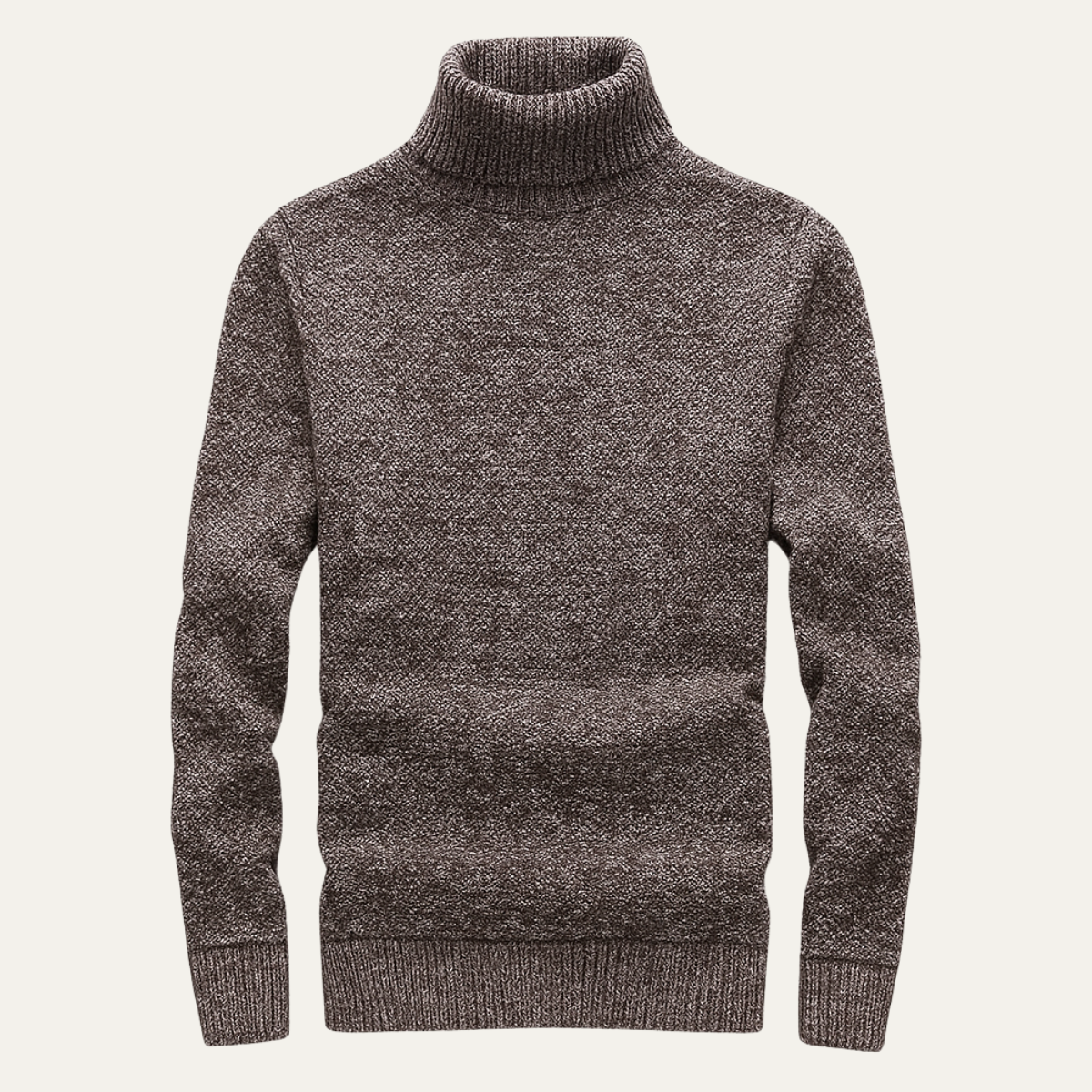 The Alessandria – Pull Col Roulé en Tricot Mélangé Homme