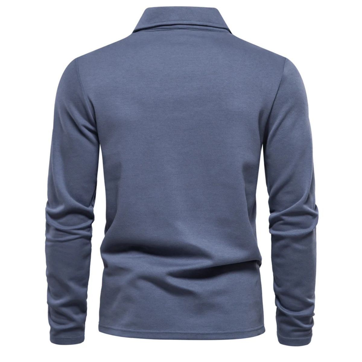 The Porto - Polo à manches longues en coton premium pour homme élégant et confortable
