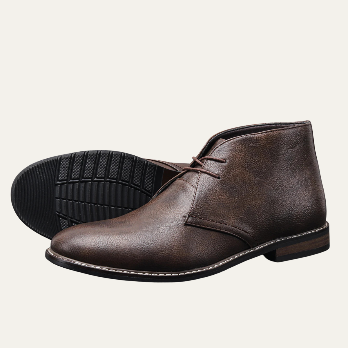 The Wildmere Bottines Vintage en Cuir Marron pour Homme